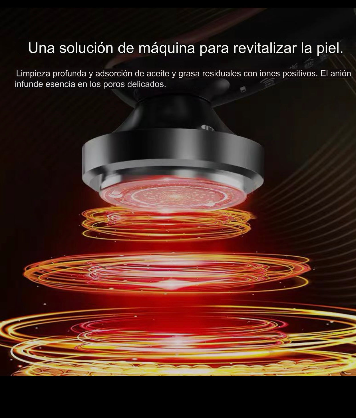 Masajeador facial multifuncional