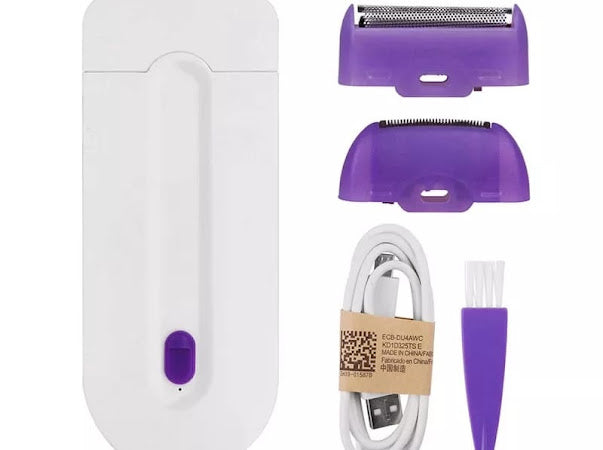 Depiladora corporal recargable indolora
