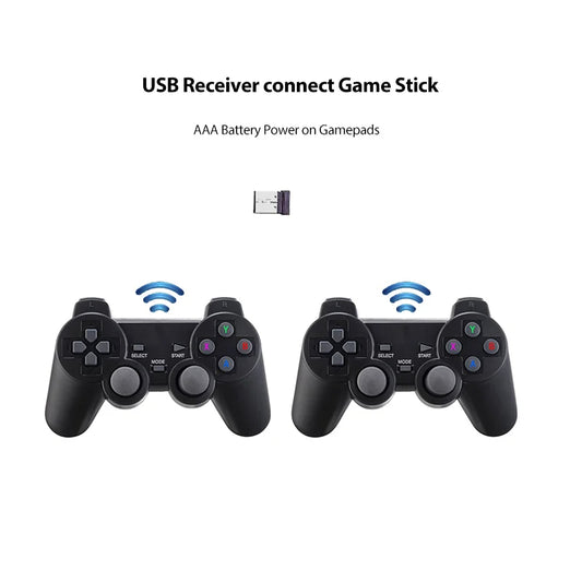 Mandos inalámbricos tipo PS de repuesto para Consola Game Stick HDMI