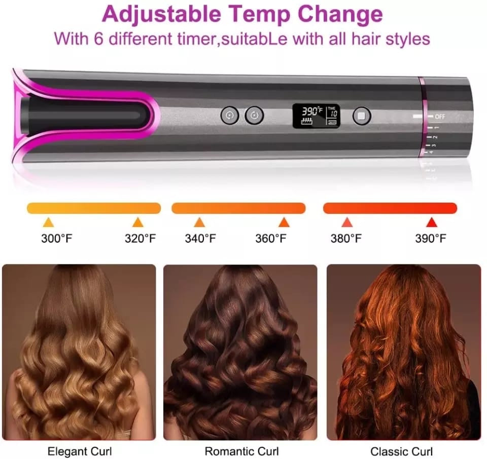 Rizador de pelo con giro automático