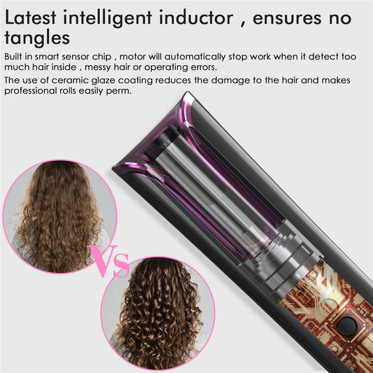 Rizador de pelo con giro automático