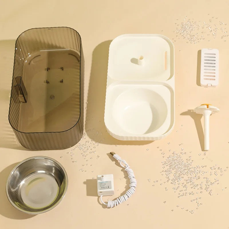 Comedero y bebedero para mascotas