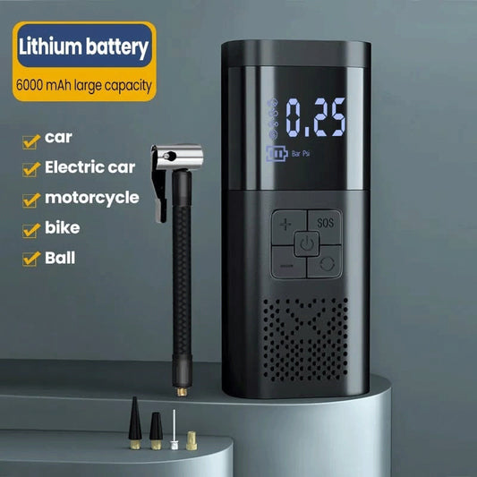 Bomba de Aire portátil e inalámbrica para Coche
