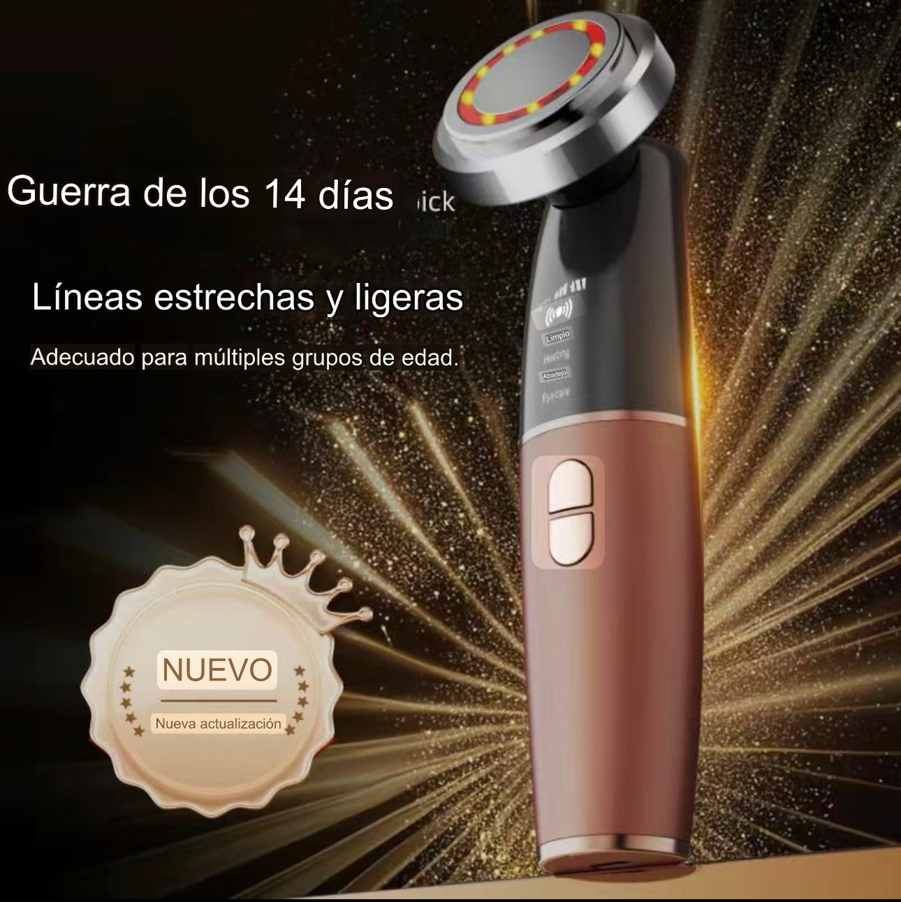 Masajeador facial multifuncional