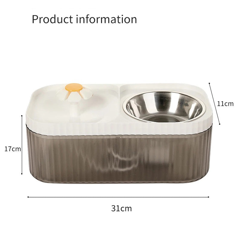 Comedero y bebedero para mascotas