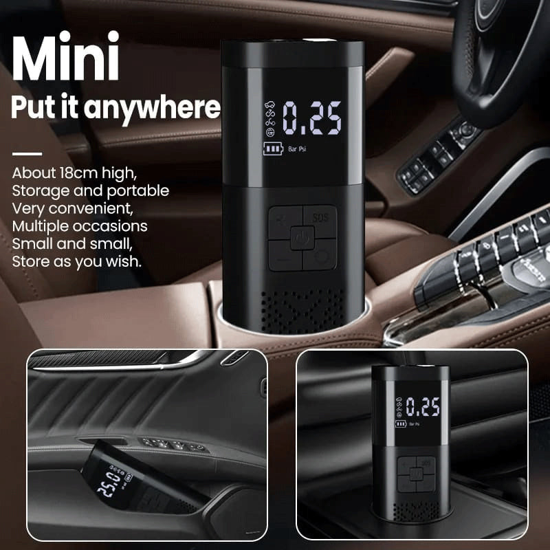 Bomba de Aire portátil e inalámbrica para Coche