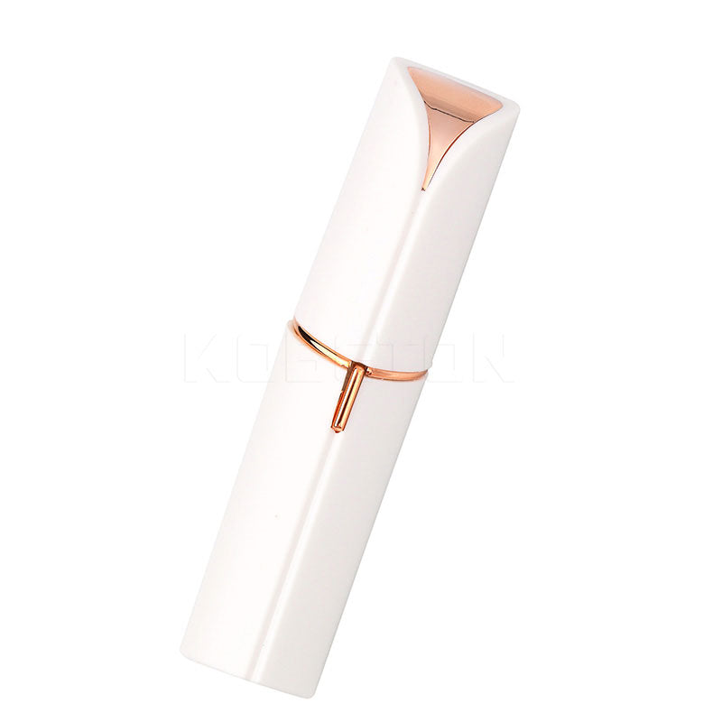 Depiladora blanca con cabezal redondo