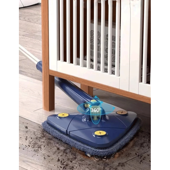 Fregona triangular extensible y autoescurríble