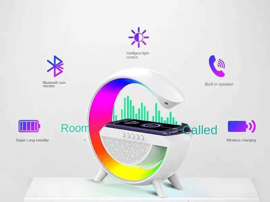 Altavoz bluethooth con carga inalambrica