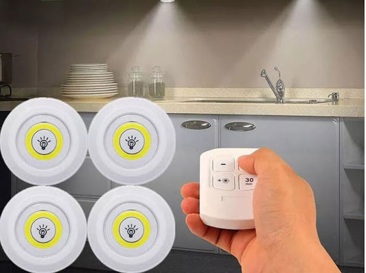 Set de 3 luces LED con mando a distancia