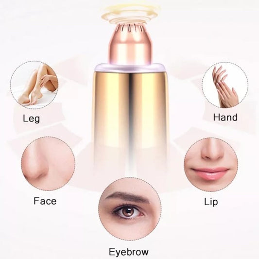 Depiladora de cejas con cabezal fino